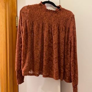 Anthropologie lace blouse